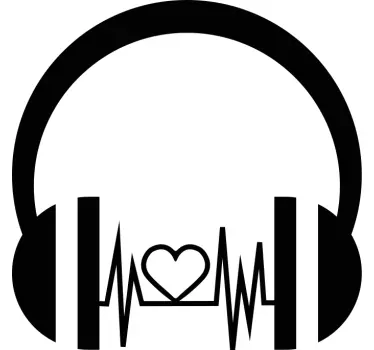 Autocolantes de DJ Fones de ouvido - TenStickers