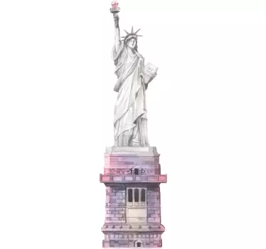 Autocolantes decorativos de Nova Iorque Estátua da liberdade em a - TenStickers