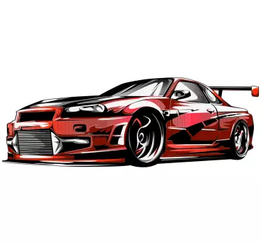 Vinil para carros Carro esportivo - TenStickers