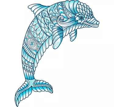 Autocolante decorativo com peixes Golfinho decorativo - TenStickers