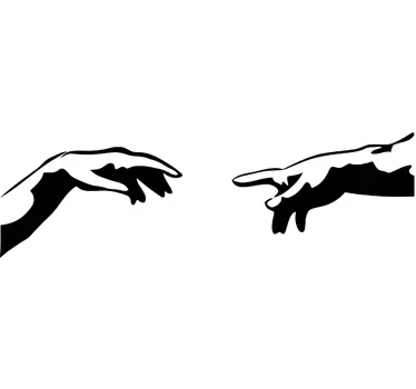 Sticker decorativo A Criação de Adão Michelangelo - TenStickers