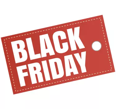 Black friday janela vinil autocolante decorativo economize dinhei - TenStickers