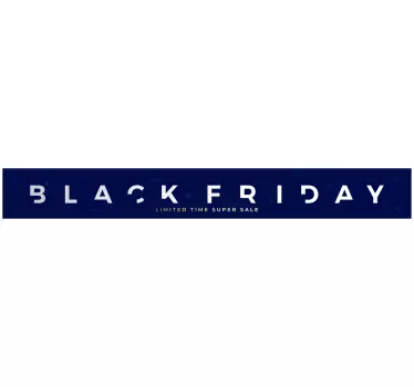 Black friday elegante vinil autocolante decorativo cabeçalho prem - TenStickers