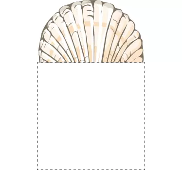 Vinil  para interruptor Conchas grandes e pequenas - TenStickers