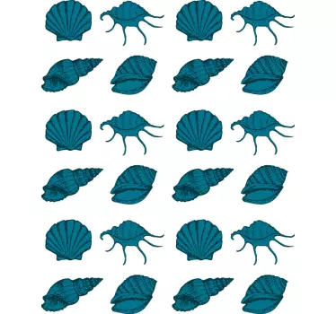 Autocolantes animais Animais conchas - TenStickers