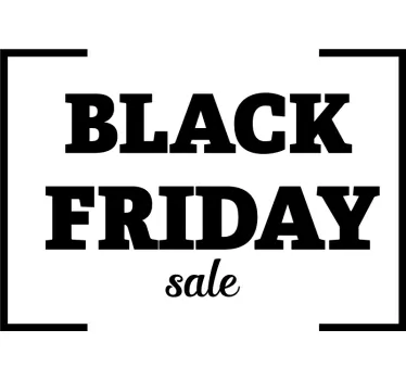 Autocolante de promoção venda especial black - TenStickers