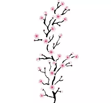 Autocolantes flores Flor de cerejeira japonesa - TenStickers