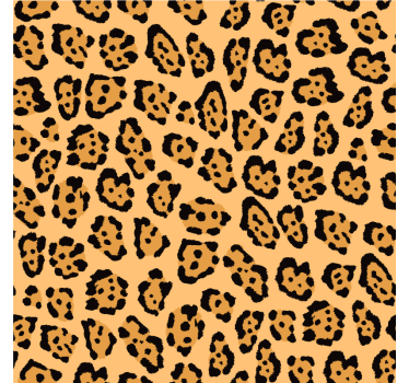 Vinil para chuveiro Leopardo geométrico para janela - TenStickers