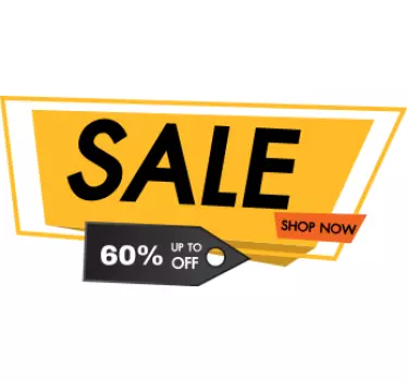vinil autocolante decorativo laranja preto sexta-feira - TenStickers