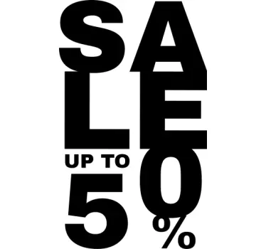 Vendas até 50% do Autocolante para janelas - TenStickers