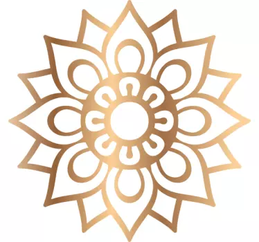 Vinil com padrões florais Mandala de memória medieval - TenStickers