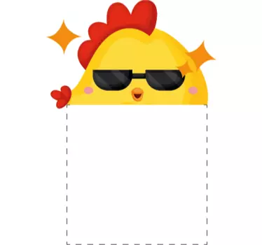 Vinil  para interruptor Garota animal fofa - TenStickers