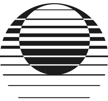 Figuras geométricas Vinil Desenho retro sol - TenStickers