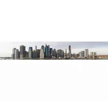 Adesivo skyline de manhattan - TenStickers