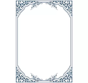 Adesivo de quadro branco clássico - TenStickers
