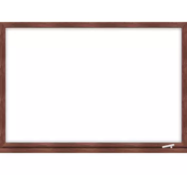 Autocolante decorativo moldura quadro branco - TenStickers