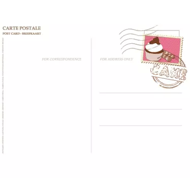 Vinil decorativo quadro branco postal - TenStickers