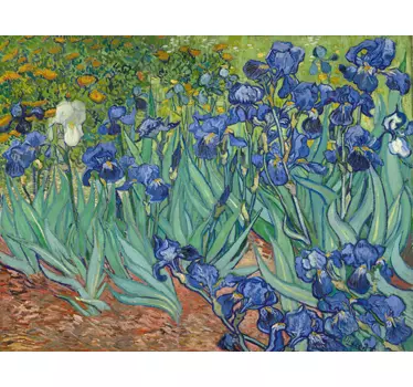 Autocolante decorativo Van Gogh flores - TenStickers