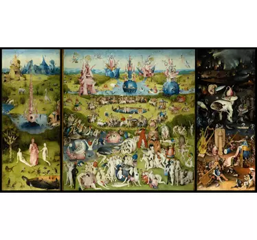 vinis decorativos jardim das delícias terrenas - TenStickers