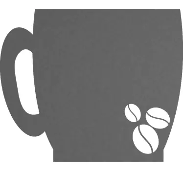 Autocolante animal silhueta de caneca - TenStickers