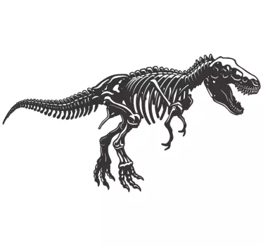 Autocolantes de dragões e dinossauros Esqueleto de dinossauro - TenStickers