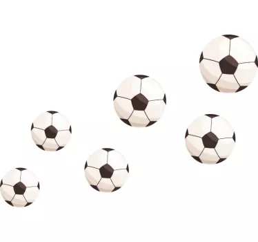Autocolante decorativo futebol Cabeceira de bola de futebol - TenStickers