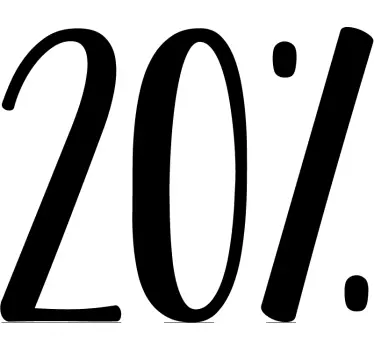 Autocolantes decorativos Promoções Número de vendas personalizáve - TenStickers