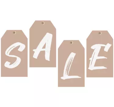 Autocolante de promoção etiquetas de vendas penduradas - TenStickers