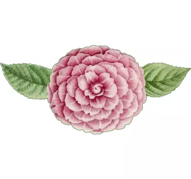 Autocolantes flores Flor peônia única - TenStickers