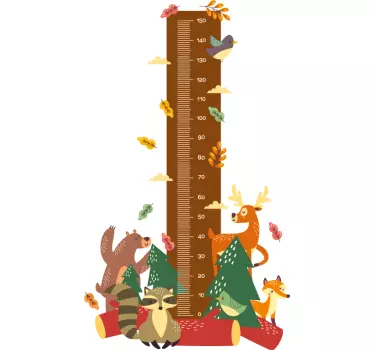 Autocolante decorativo Altura animal da floresta - TenStickers