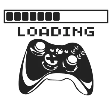 Vinil autocolante videojogo Carregando xbox - TenStickers