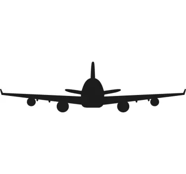 Autocolantes decorativos de ilustrações Avião decolando - TenStickers