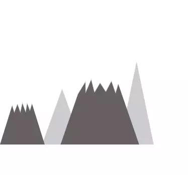 Autocolante para crianças cena de berçário na montanha - TenStickers