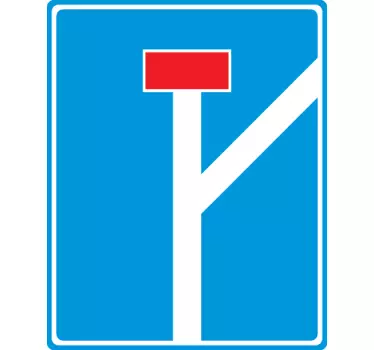 Autocolante de sinal de trânsito Beco sem saída - TenStickers