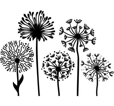 Autocolantes flores Flor dente de leão - TenStickers