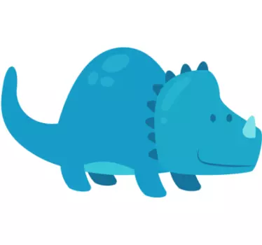 Autocolantes de dragões e dinossauros Triceratops - TenStickers