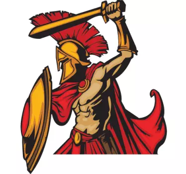 Adesivos de personagens Rei Leonidas - TenStickers