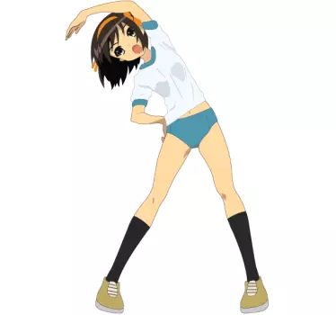 Autocolante de ginasta de anime - TenStickers