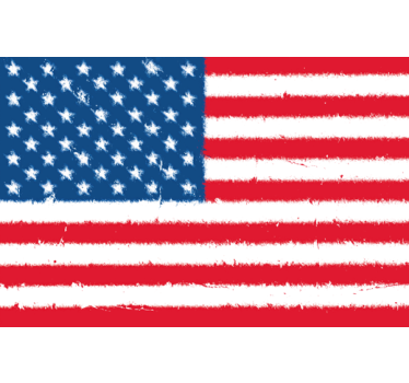 Autocolante  Bandeira dos Estados Unidos - TenStickers