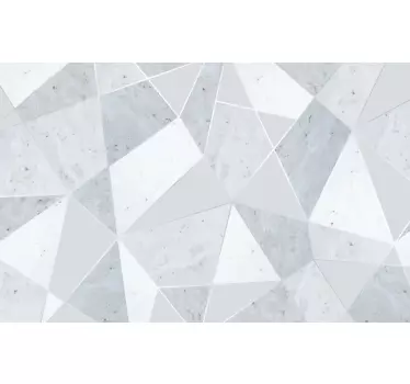 Autocolante decorativo para PC Mármore triangular cinza simples - TenStickers