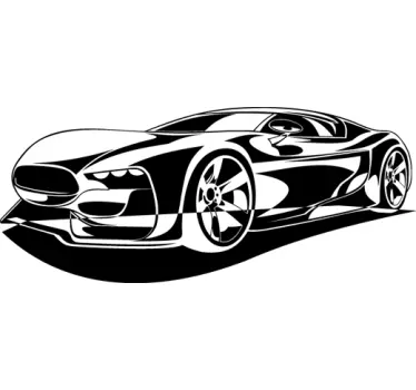 Vinil de carros Carro Desportivo - TenStickers