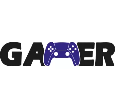 Autocolante videojogos design de controlo gamer - TenStickers