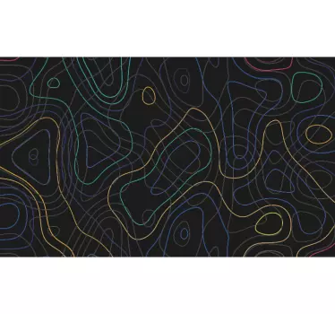 Vinil para móveis Formas multicoloridas - TenStickers