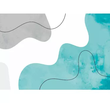 Vinil para móveis Formas de aquarela - TenStickers