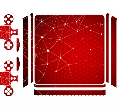 Vinil Skin para PS4 Webslinger - TenStickers