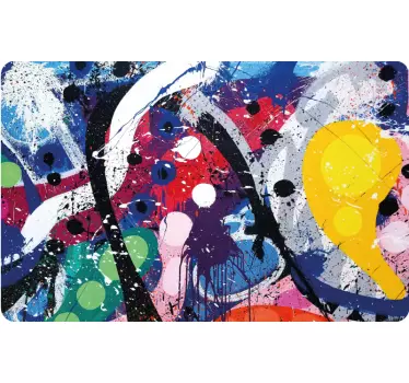Autocolante decorativo para PC Respingo pintado - TenStickers