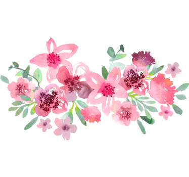 Autocolantes flores Flor de arte moderna - TenStickers