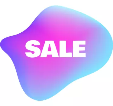 Autocolante de promoção aviso de vitrine promocional - TenStickers
