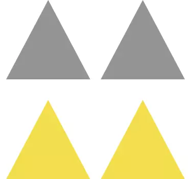 Autocolantes de figuras variadas Crianças pantone triângulos - TenStickers