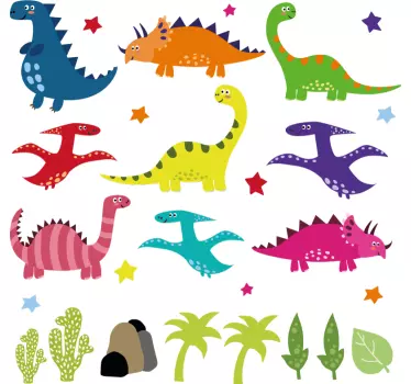 Autocolantes de dragões e dinossauros - TenStickers